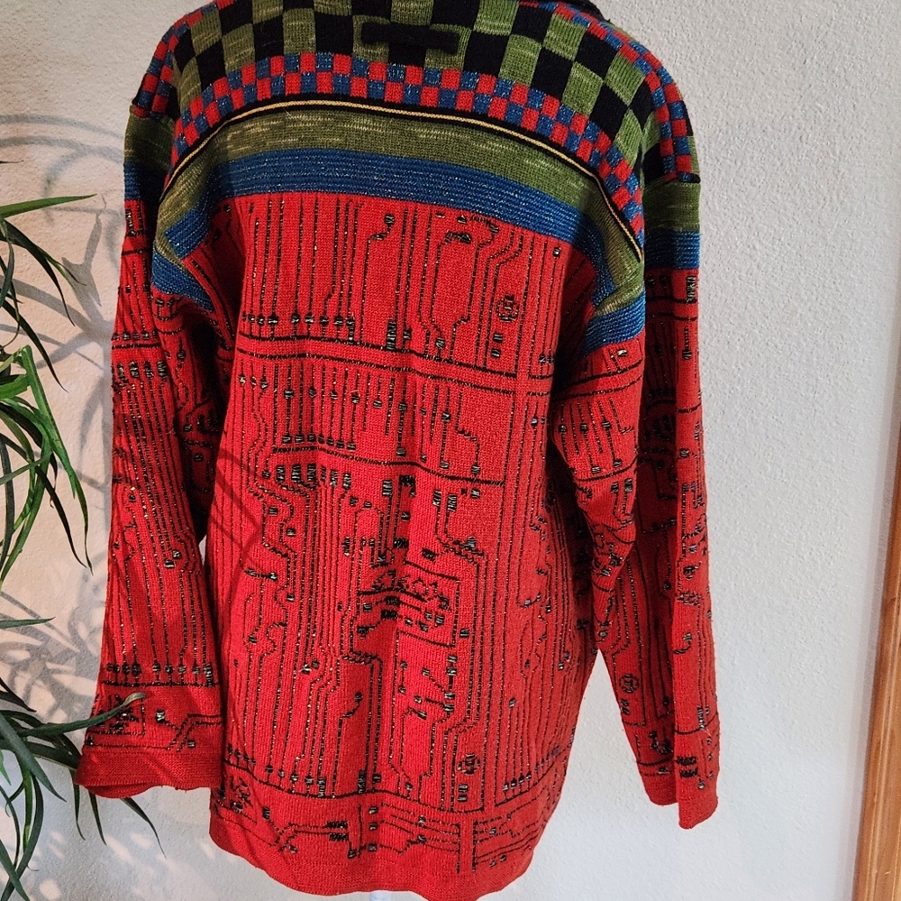Jean Paul Gaultier Circuit Board Sweater - Picture 2 of 8